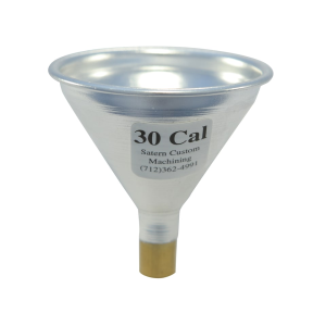 Satern Powder Funnel 30 Caliber Aluminum and Brass - Satern