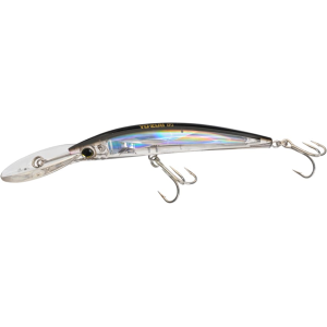YO-ZURI Crystal 3D Minnow Deep Diver Jerkbait 6 Silver Black