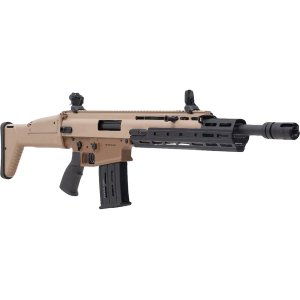 Panzer Arms SCR XII Pro Semi Automatic 12 Gauge Shotgun 18.5" Black Barrel Flat Dark Earth Pistol Grip