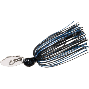 Z-Man Chatterbait Jackhammer Stealthblade Bladed Jig Black Blue 1/2 oz - Z-Man