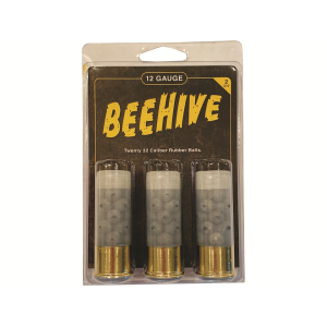 Reaper Defense Beehive 12 Gauge Ammo 2-3/4" 32 Caliber Rubber Balls 20 Pellets 3PK - Reaper Defense Group