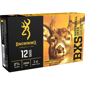 BROWNING Bxd Deer 12 Gauge Sabot Slug 2-3/4" 1oz Box Of 5
