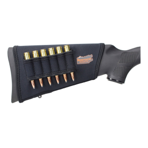 Beartooth Products StockGuard 2.0 Rifle Stock Cover with Ammo Holder Black Neoprene - Beartooth Products