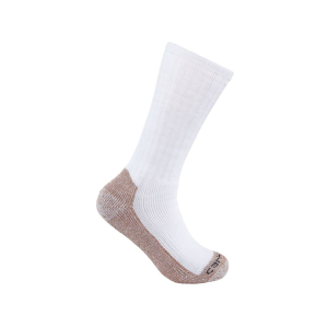 Carhartt Men's Midweight Steel Toe Boot Socks Cotton Blend White Large 2 Pack