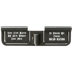 Battle Arms Ejection Port Cover Custom AR-15 Cold Dead Hands Aluminum Black - Battle Arms