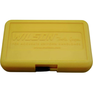 L.E. Wilson Die Kit Storage Box Plastic Yellow - L.E. Wilson