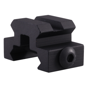 Yankee Hill Machine Picatinny Mini Riser Mount 1/2" High 3/4" Long Aluminum Matte Black - Yankee Hill