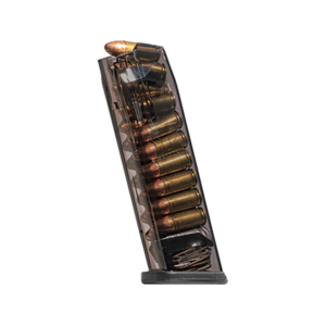 ETS Magazine HK VP9, P30 9mm Luger 17-Round Polymer Carbon Smoke