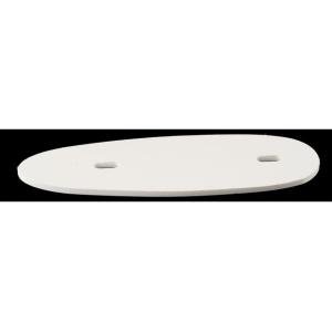100 Straight Stock Spacer 1/8" Thick White - 100 Straight