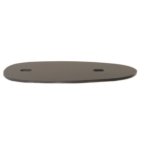 100 Straight Stock Spacer 1/4" Polymer Black - 100 Straight