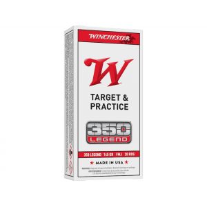 WINCHESTER White Box Usa 350 Legend Ammo 145 Grain Full Metal Jacket Box Of 20