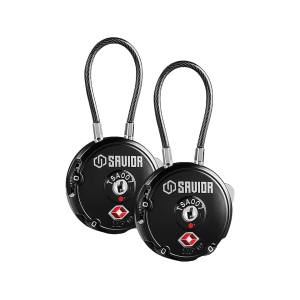 Savior Equipment Round Cable Lock Black 2PK - Savior Equipment