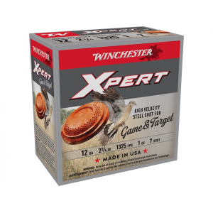 chester Super X Xpert Game And Target 12 Gauge 2-3/4 #7 Steel Shot 1 Oz Box Of 25 Ammo