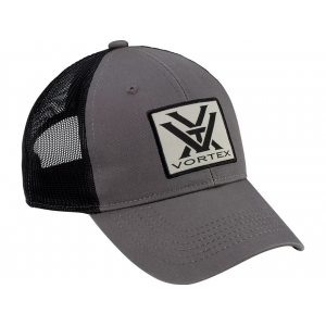 Vortex Optics Mens Patch Logo Hat Pewter - Vortex Optics