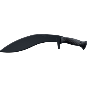 Cold Steel Kukri Trainer Fixed Blade Knife 12" Kukri Santoprene Blade and Handle Black - Cold Steel