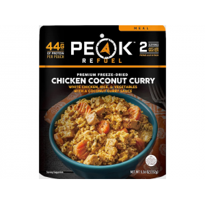PEAK REFUEL Chicken Coconut Curry Freeze Dried Food 5.36 oz