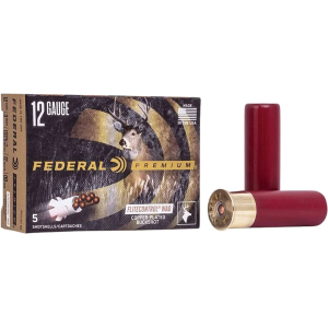 Federal Premium Vital-Shok 12 Gauge Ammo 3 #00 Buckshot 12 Pellets Box Of 5 eral Premium Vital-Shok 12 Gauge 3 #00 Buckshot 12 Pellets Box Of 5 Ammo