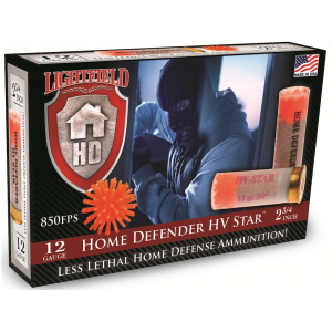 LIGHTFIELD Home Defender Less Lethal 12 Gauge Rubber Slug 2-3/4" 75 Grain Box Of 5