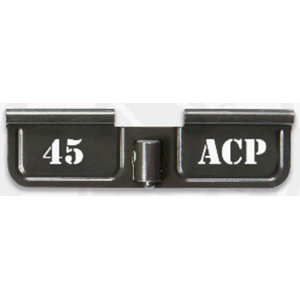 Battle Arms Caliber Engraved AR-15 Ejection Port Cover 45 ACP Aluminum Black - Battle Arms