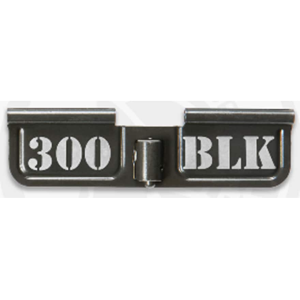 Battle Arms Caliber Engraved AR-15 Ejection Port Cover 300 BLK Aluminum Black - Battle Arms
