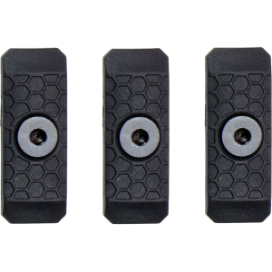 Slate Black Industries M-LOK 1-Slot Rail Cover Polymer Black 3PK - Slate Black Industries