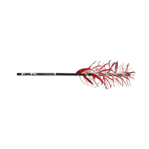 Gold Tip Twister Flu Flu 500 Carbon Arrow Feather Vanes Black - Gold Tip