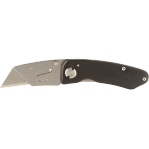 Gerber Edge Pocket Knife 1.1" Razor Stainless Steel Stainless Blade Aluminum Handle Black - Gerber