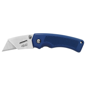 Gerber Edge Pocket Knife 1.1" Razor Stainless Steel Stainless Blade Aluminum Handle Blue - Gerber