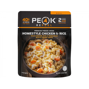 PEAK REFUEL Homestyle Chicken & Rice Freeze Dried Food 5.15 oz