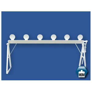 MGM Deluxe Plate Rack with Bianchi Spacing (20" center to center) Steel - Mgm Targets
