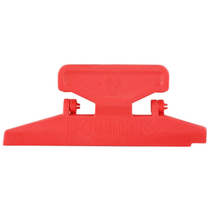 Bohning Pro Class Arrow Fletching Jig Right Helical Clamp Polymer Red - Bohning