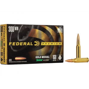 eral Premium Gold Medal 308 Winchester 168 Grain Sierra MatchKing Jacketed Hollow Point Case Of 200 (10 Boxes Of 20) Ammo