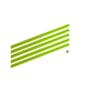 TRUGLO Fiber Optic Rod 5.5" x .060" Dual Red/Green 5PK - Truglo