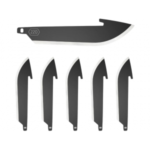 Outdoor Edge Cutlery 2.2" Drop Point Knife Replacement Blades 6 PK Black - Outdoor Edge