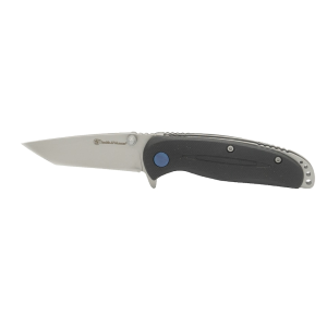 Smith & Wesson 1100066 Pocket Knife 2.75" Tanto Point 8Cr13MoV Satin Blade Nylon Handle Black - Smith & Wesson