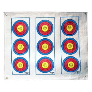 Morrell Polypropylene Archery Target Face Vertical 3 Spot - Morrell Targets