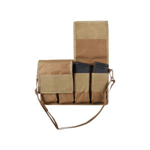 MidwayUSA AR-15 and AK-47 4 Magazine Pouch Coyote - Midwayusa