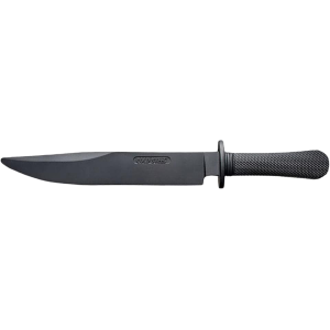 Cold Steel Laredo Bowie Trainer 10.5" Clip Point Santoprene Blade and Handle Black - Cold Steel