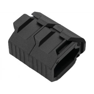 Strike Industries Stacked Angled Grip Extension Polymer Black - Strike Industries