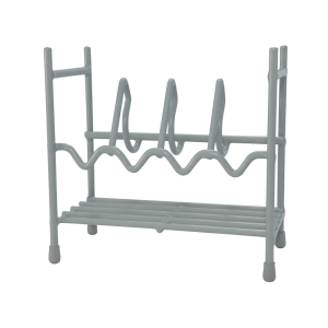 HySkore 4 Gun Pistol Rack Vinyl Coated Metal Gray - Hyskore