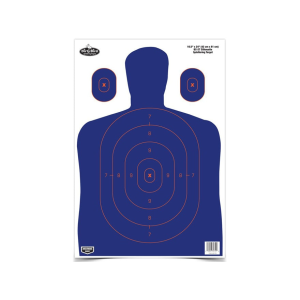 Birchwood Casey Dirty Bird 16-1/2" x 24" BC-27 Blue/Orange Silhouette Targets 3PK