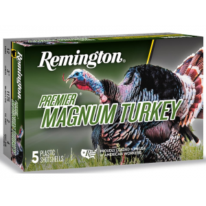 REMINGTON Premier Magnum Turkey 12 Gauge Ammo 3" #4 Copper Plated Lead Shot 2 Oz Box Of 5