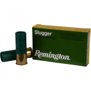 REMINGTON Slugger High Velocity 12 Gauge Rifled Slug 2-3/4" 1oz Box Of 5