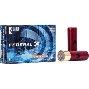 Federal Power-Shok 12 Gauge Hollow Point Rifled Slug 3 1-1/4oz Box Of 5 eral Power-Shok 12 Gauge Hollow Point Rifled Slug 3 1-1/4oz Box Of 5 Ammo