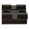Weaver Stevens-Springfield 83, 85 Aluminum Detachable Side Mount Scope Base, Black - 48402
