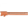 ZEV Match Grade Barrel G17, Dimpled, Bronze - - BBL-17-D-BRZ