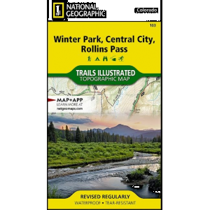 Trails Illustrated 103 Winter Park, Central City, Rollins Pass