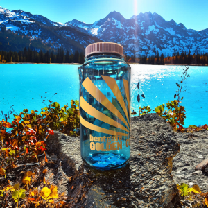 Bentgate Bentgate 30th Anniversary Nalgene 32oz WM Logo Bottle Sunburst Cerulean/Peach