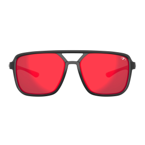 Tifosi Tifosi Salto Blackout Frame Smoke Tint Red Mirror Lens Sunglasses