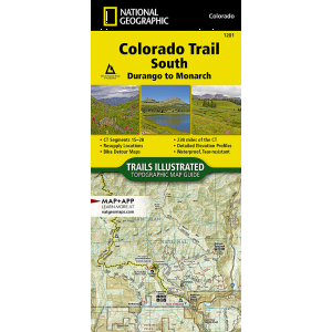 Trails Illustrated Trails Illustrated 1201 Colorado Trail South, Durango To Monarch